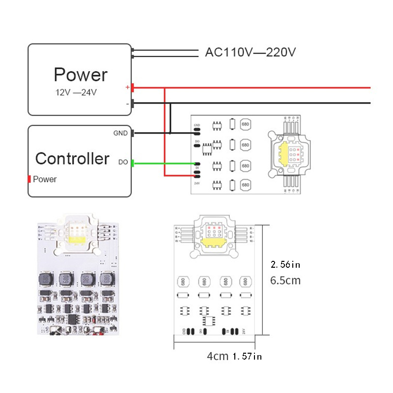 DC12V 12W UCS2904 RGBW Pixel LED Module Lights DC12V 12W UCS2904 RGBW Pixel LED Module Lights